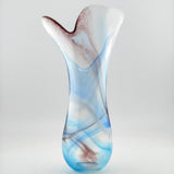 Blue, Aubergine & Turquoise Freeform   "Demo" Vase xxxi