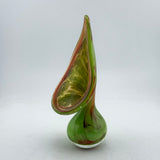 Green and Red Arum Bud Vase