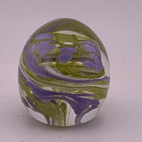 Green and Lilac Paperweight