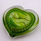 Green Heart Paperweight