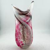 Ruby and Charcoal Freeform  "Demo" Vase lxiii