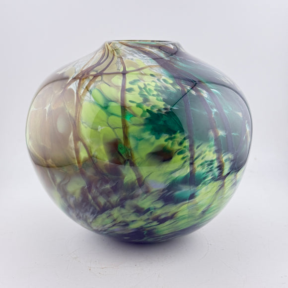 “My Wild Garden After A Year Of Neglect”! Round Vase ii