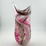Ruby and Charcoal Freeform  "Demo" Vase lxiii