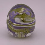 Green and Lilac Paperweight