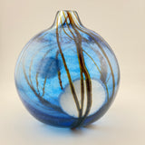 Blue Supermoon Round Vase