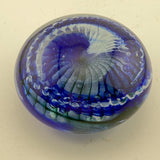 Blue and White “Ammonite" and Bubbles Paperweight xviii