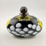 Clown Trigger Fish Black and Yellow Oval Scent Bottle