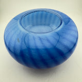 Blue Striped Rosebowl (slight second)
