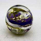 Dusky Green, Lilac and White “demo” Paperweight iii