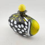 Clown Trigger Fish Black and Yellow Oval Scent Bottle
