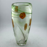 Green and Orange Blossom Vase (second)