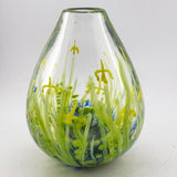“Flag Iris” Heavy Bottomed Vase