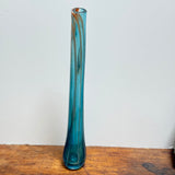 Very tall, turquoise, single stem vase (second)