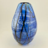 Blue Supermoon Oval Vase