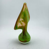 Green and Red Arum Bud Vase