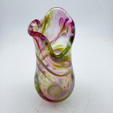 Pink and Green Freeform  "Demo" Vase xxxv