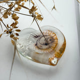 “Scorched” Heart Paperweight