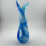 Blue and Turquoise Freeform  "Demo" Vase xxxiv