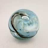 Pale Blue, Brown and White “demo” Paperweight xix
