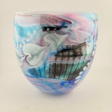 Pink, Blue, Teal, Black and White Journey Bowl