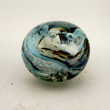 Pale Blue, Brown and White “demo” Paperweight xii
