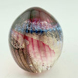 Pink and Grey Easter Egg Paperweight