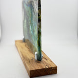 “Down By The River” Flat Panel in Spalted Beech Stand