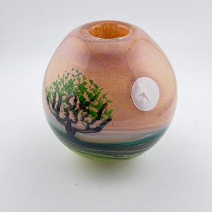 Rosy Supermoon round Vase