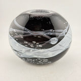 Monochrome Starry, Starry Night Oval Vase