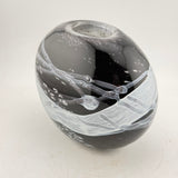 Monochrome Starry, Starry Night Oval Vase