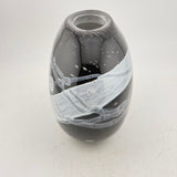 Monochrome Starry, Starry Night Oval Vase