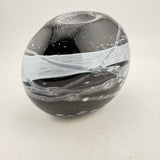Monochrome Starry, Starry Night Oval Vase