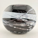 Monochrome Starry, Starry Night Oval Vase
