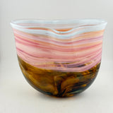 “Dartmoor Sunset"  Freeform Oval vase