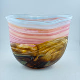 “Dartmoor Sunset"  Freeform Oval vase