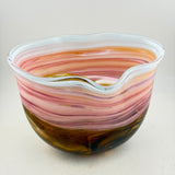 “Dartmoor Sunset"  Freeform Oval vase