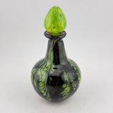 Black and Green "Fern" Scent Bottle