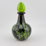 Black and Green "Fern" Scent Bottle
