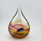 "Sunset"  Oval Flask