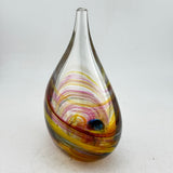 "Sunset"  Oval Flask