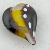 Clown Trigger Fish Black and Yellow  Heart