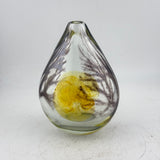 Blood Moon Oval Bud Vase