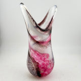 Pink, White and Black  "Demo" Vase