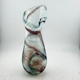 Pale Blue, White and Black  "Demo" Vase