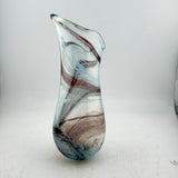 Pale Blue, White and Black  "Demo" Vase