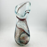 Pale Blue, White and Black  "Demo" Vase