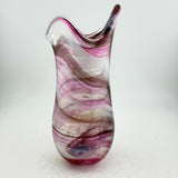 Pink, White and Black  "Demo" Vase