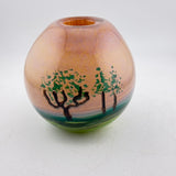 "The Moon Rose Early!" Round Vase