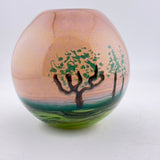 "The Moon Rose Early!" Round Vase