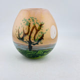 "The Moon Rose Early!" Egg Shaped Vase